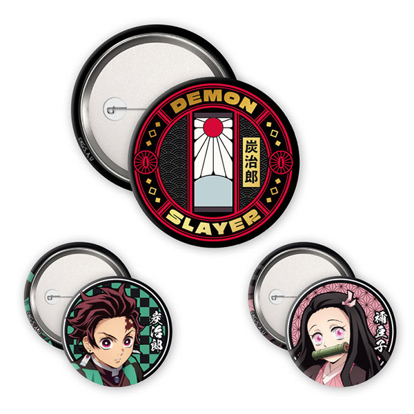 Abysse Corp Demon Slayer Odznaky Tanjiro & Nezuko S2 3-Pack