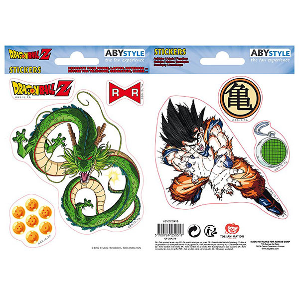 Abysse Corp Dragon Ball Shenron Nálepky 2-pack x 5 (16 x 11cm)