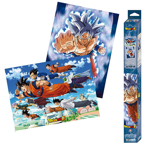 GB eye Dragon Ball Super Chibi Goku & Friends Posters 2-Pack 52 x 38 cm