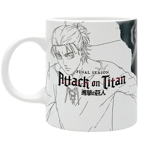 Abysse Corp Attack on Titan S4 Key Art Šálka