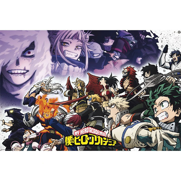 GB eye My Hero Academia Heroes vs Vilains Poster 91,5 x 61 cm