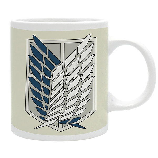 Abysse Corp Attack on Titan Badge Šálka