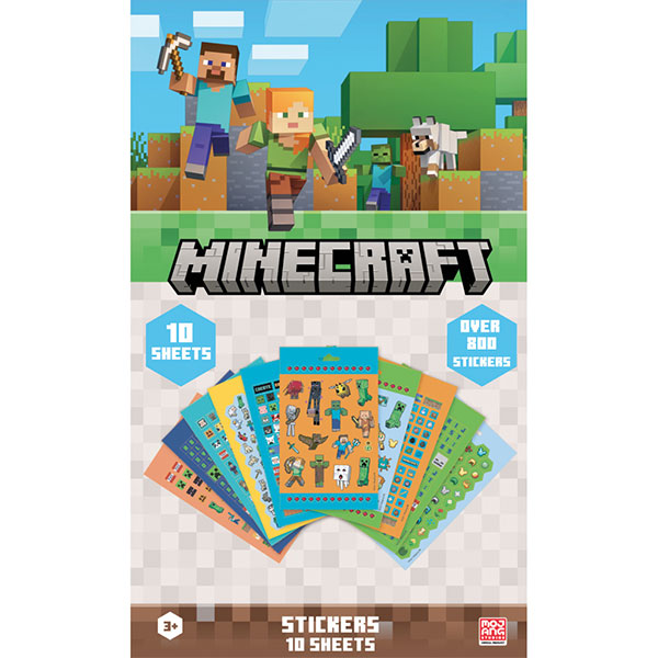 Mojang Studios Minecraft Nálepky Sada 800 ks Stickers