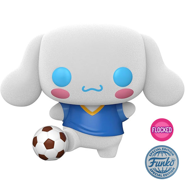Funko POP! Cinnamoroll: Cinnamoroll with Soccer Ball Flocked Special Edition