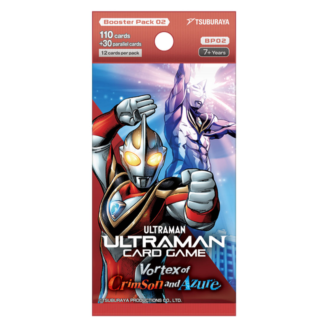 TSUBURAYA PRODUCTIONS Ultraman TCG: Vortex of Crimson and Azure BP-02 Booster Pack