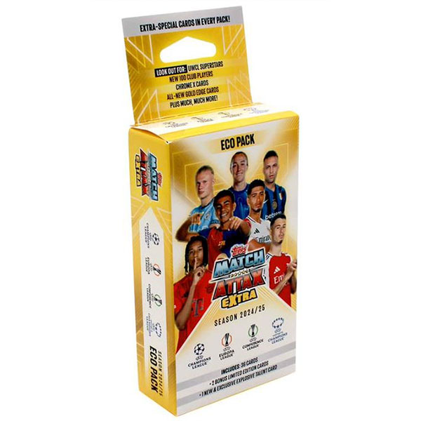 Futbalové karty Topps Match Attax EXTRA UEFA Club Competitions 2024/2025 Eco Pack