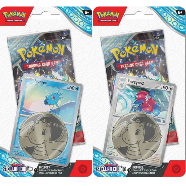 Pokemon Pokémon TCG: Scarlet & Violet 7 Stellar Crown Checklane Blister Pack