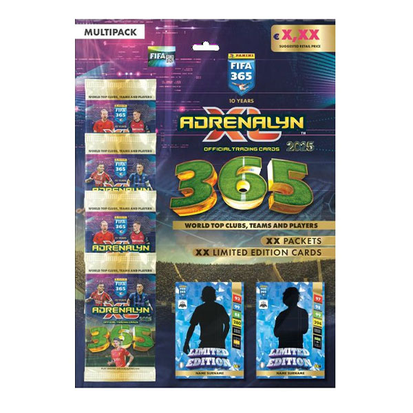 Futbalové karty Panini FIFA 365 2024/2025 Adrenalyn Multipack