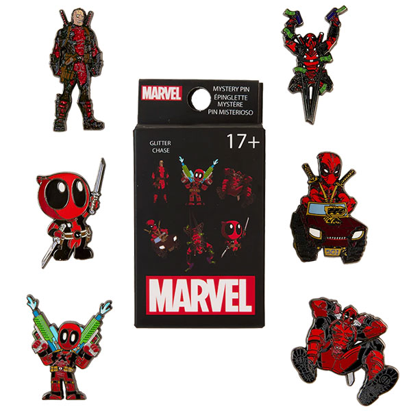 Funko Marvel Deadpool Enamel Pin Blind Box Odznak kovový