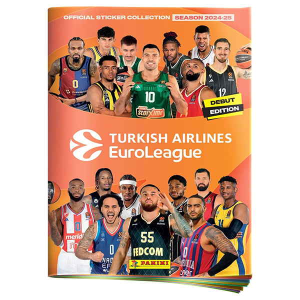 Panini Books Panini Turkish Airlines EuroLeague Basketball 2024/25 Album na samolepky