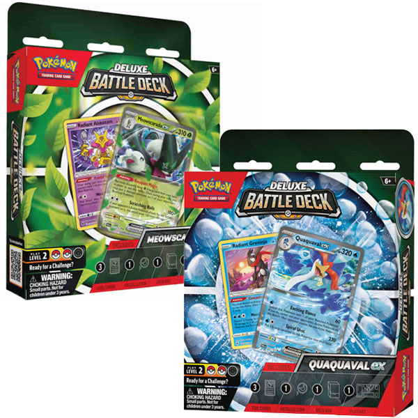Pokemon Pokémon TCG: Deluxe Battle Deck - Meowscarada ex & Quaquaval ex