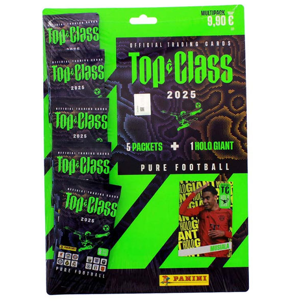 Panini Books Futbalové karty Panini Top Class 2025 Multipack