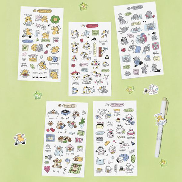 Be on :D Daily Sticker Pack 5 sheets