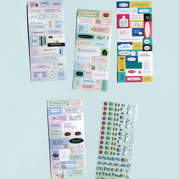 Label concept sticker set 2 5 sheets