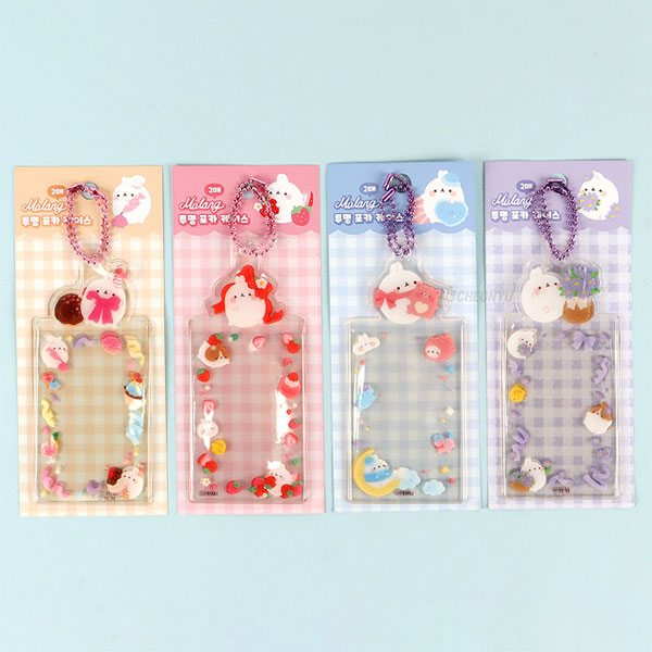 JINILAND Poca Holder Transparent (White, Pink, Blue, Purple) Photocard Case