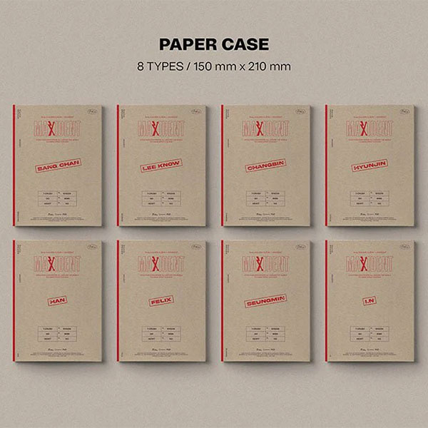 JYP Entertainment Stray Kids – Mini Album MAXIDENT(CASE ver.)