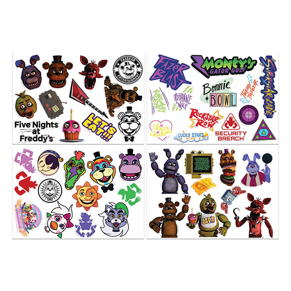 FaNaTtik Five Nights at Freddy's Tech Sticker Pack Nálepky Sada