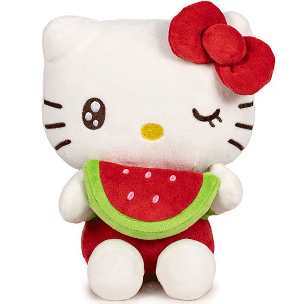 Sanrio Hello Kitty Plush Figure Red Water Melon 22 cm