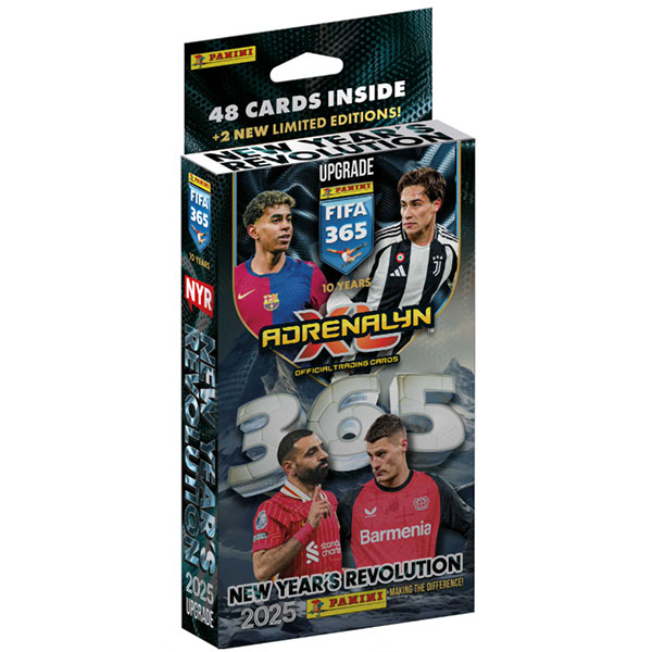 Futbalové karty Panini FIFA 365 2024/2025 Adrenalyn Upgrade New Year's Revolution