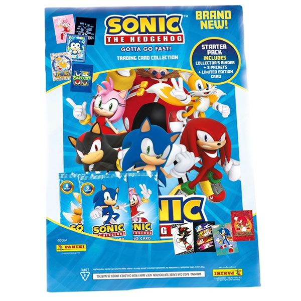 Panini Books Panini Sonic The Hedgehog zberateľské karty Starter Set