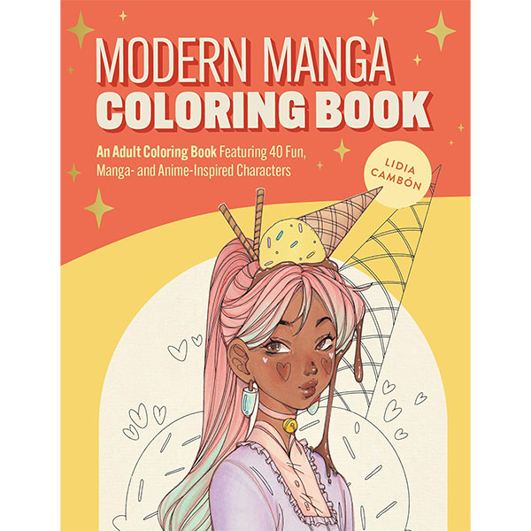Blue Star Press Modern Manga Coloring Book