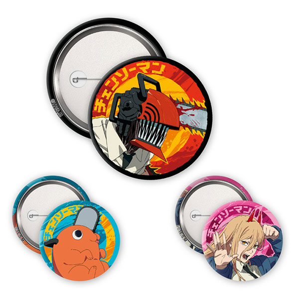 Abysse Corp Chainsaw Man: Denji, Devil, Pochita Odznaky 3-Pack