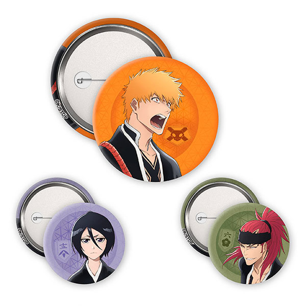 Abysse Corp Bleach: Ichigo, Rukia, Renji Odznaky 3-Pack