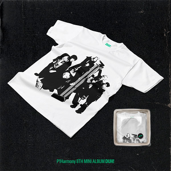 Kakao Entertainment P1 Harmony - 8th mini DUH! Plain White T ver.