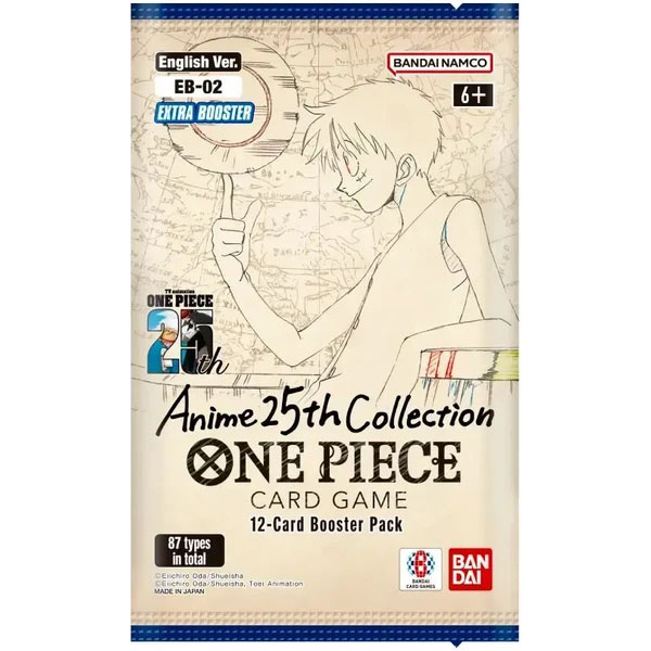 Bandai One Piece TCG: Memorial Collection Extra Booster Pack EB-02