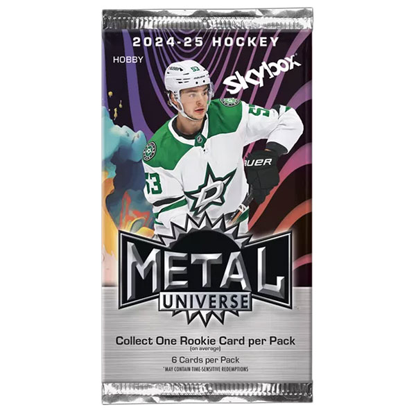 Hokejové karty Upper Deck 2024/2025 Skybox Metal Universe Hockey Hobby Booster