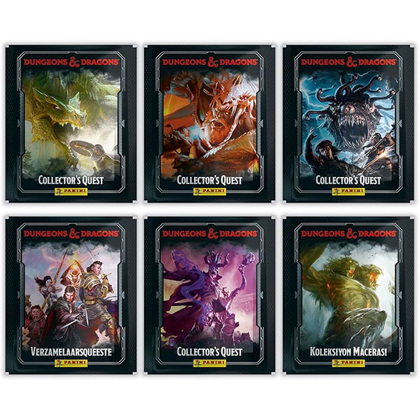 Panini Books Panini Dungeons & Dragons Collectors Quest Stickers and Card Samolepky a zberateľské karty