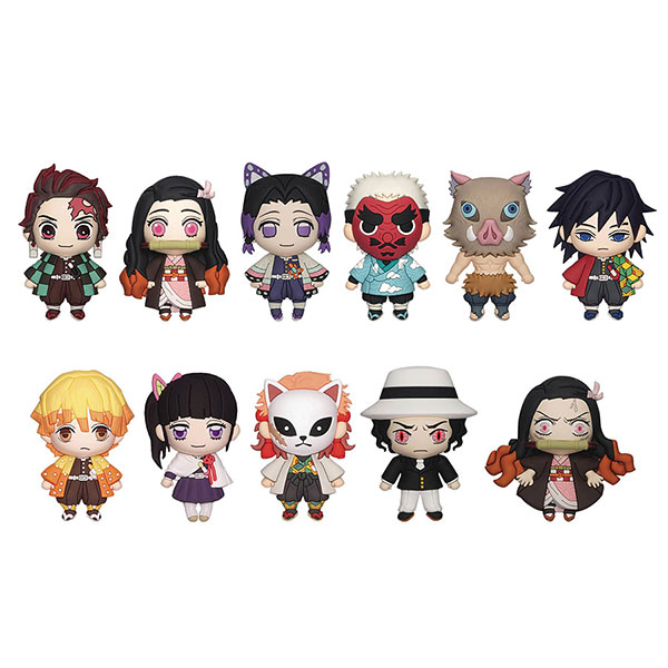 Monogram International Demon Slayer: Kimetsu no Yaiba 3D PVC Bag Clips