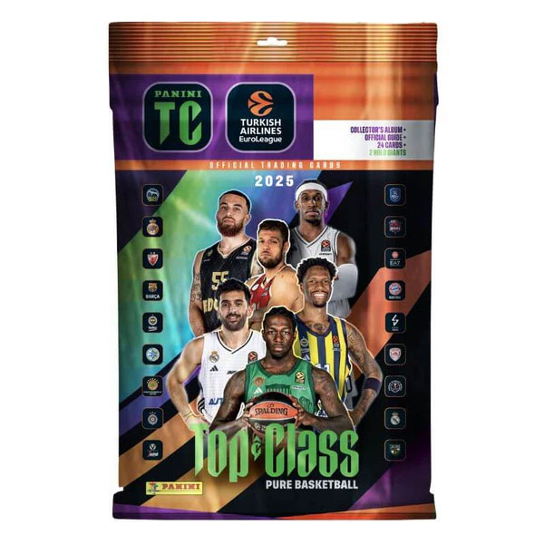 Panini Books Basketbalové karty Panini Top Class 2025 Turkish Airlines EuroLeague Starter set