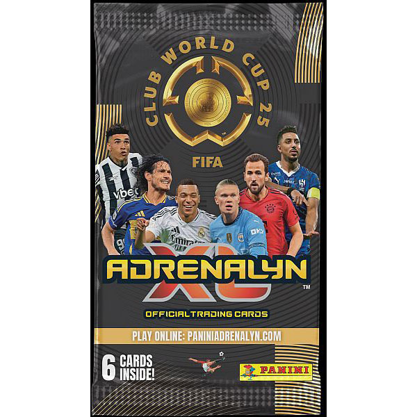 Futbalové karty Panini FIFA Club World Cup 2025 Adrenalyn Booster Pack