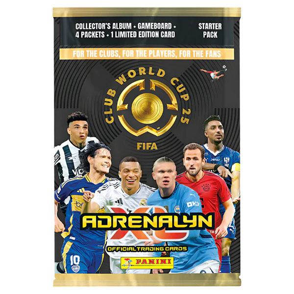 Futbalové karty Panini FIFA Club World Cup 2025 Adrenalyn Starter Set
