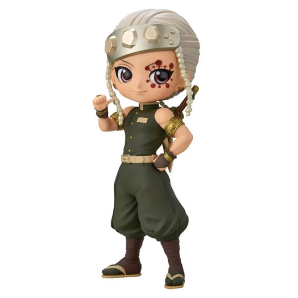 Banpresto Demon Slayer Kimetsu no Yaiba Tengen Uzui Q Posket Figure Ver. B 14 cm