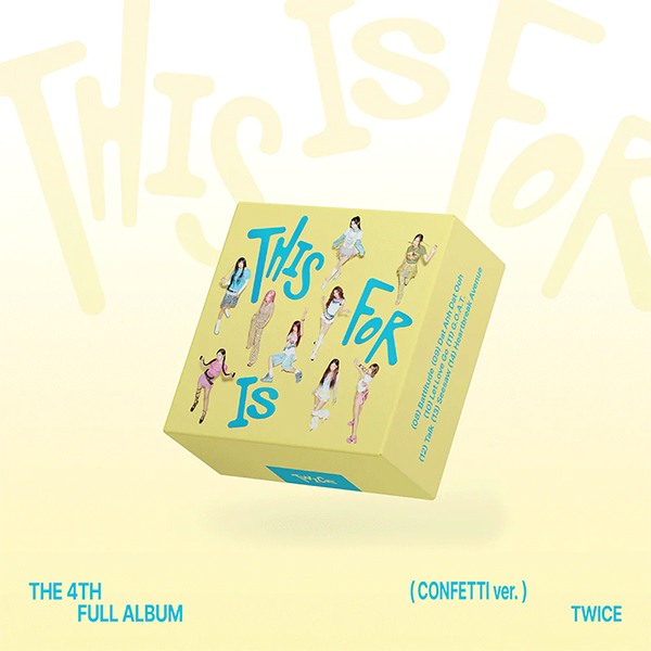 JYP Entertainment TWICE - This Is For (Confetti ver. )