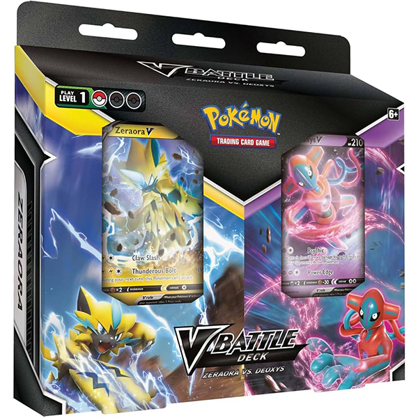 Pokemon Pokémon TCG: V Battle Deck Bundle Box Zeraora vs Deoxys