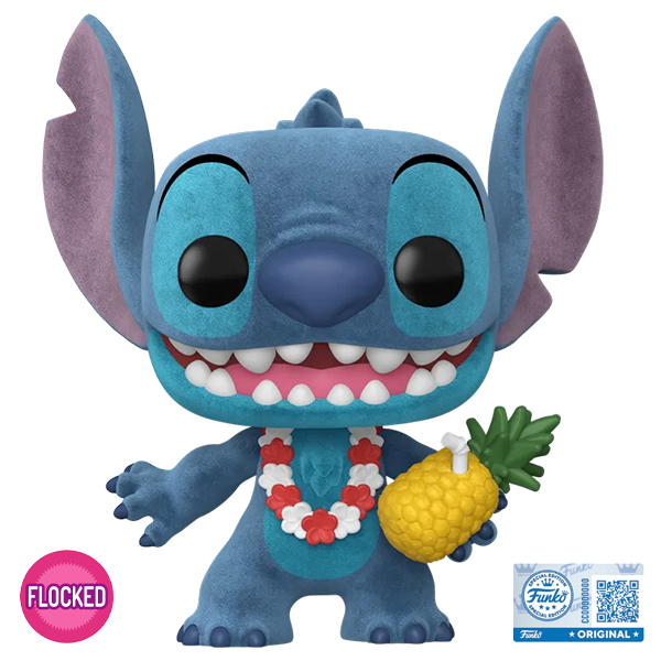 Funko POP! Disney Lilo and Stitch: Luau Stitch Flocked Special Edition