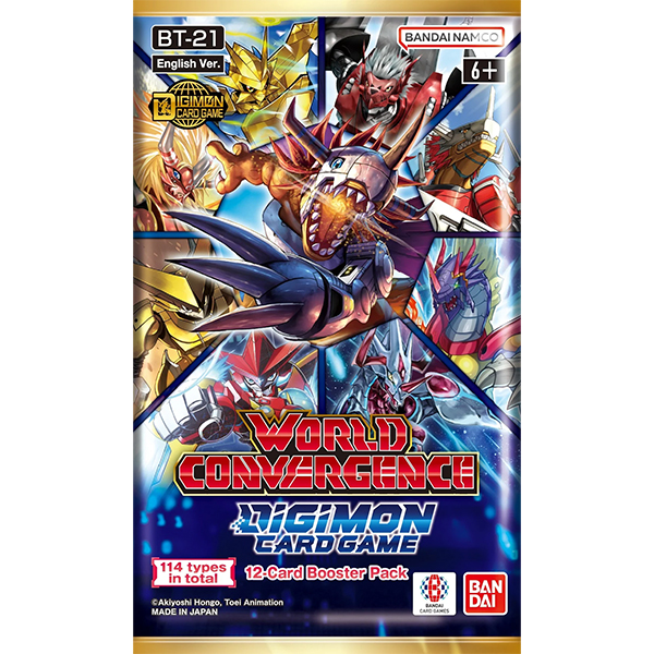 Bandai Digimon TCG: World Convergence Booster Pack (BT-21)