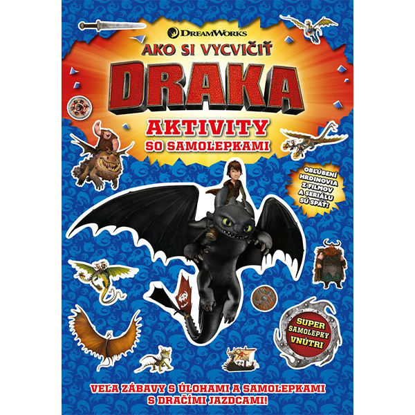 Alicanto Ako si vycvičiť draka: Aktivity so samolepkami
