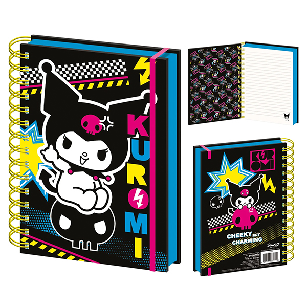 Pyramid International Hello Kitty Kuromi Zápisník strunový A5