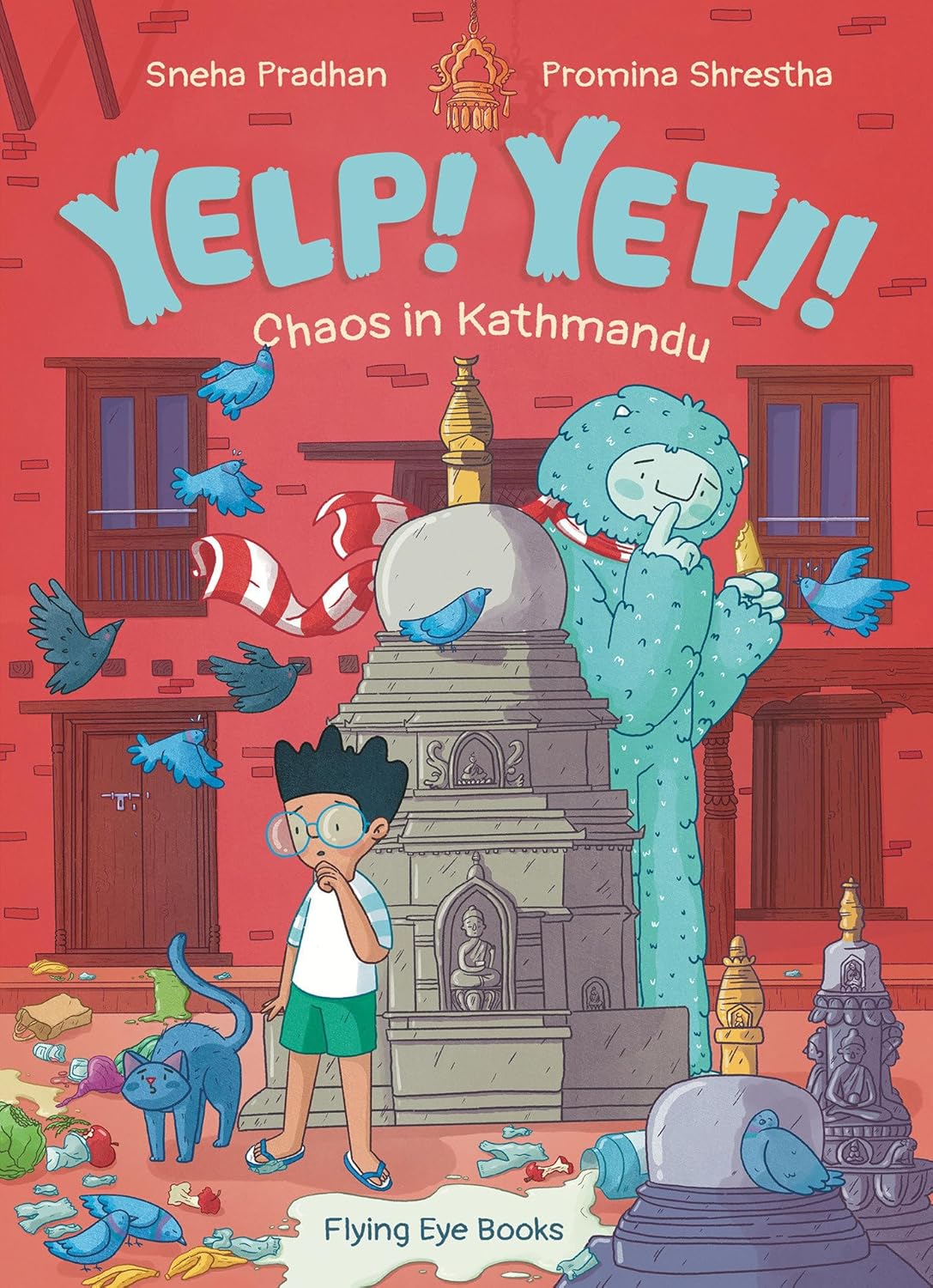 Flying Eye Books Yelp Yeti! Chaos in Kathmandu