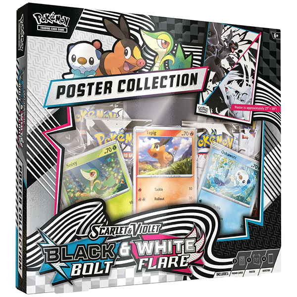 Pokemon Pokémon TCG: Scarlet & Violet 10.5 White Flare & Black Bolt Unova Poster Collection