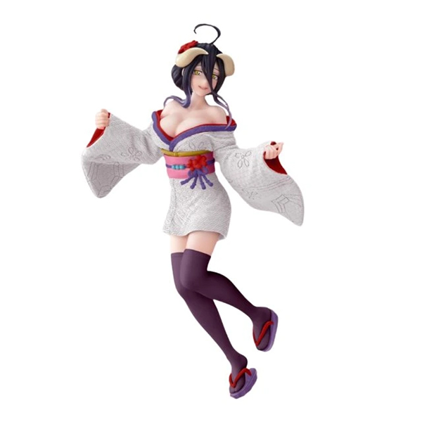 Overlord IV Coreful PVC Statue Albedo Sakura Kimono Ver. Renewal Edition 20 cm
