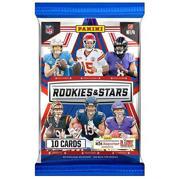Panini Books NFL Football karty Panini Rookies & Stars 2024 Retail booster pack