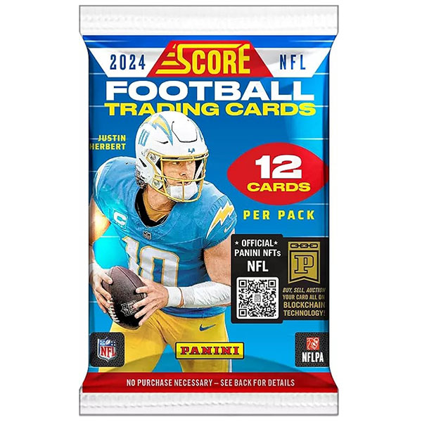 Panini Books NFL Football karty Panini Score 2024 Retail booster pack