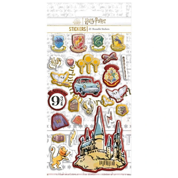 Epee Harry Potter Nálepky Reusable Stickers Puffy Sada 25 ks