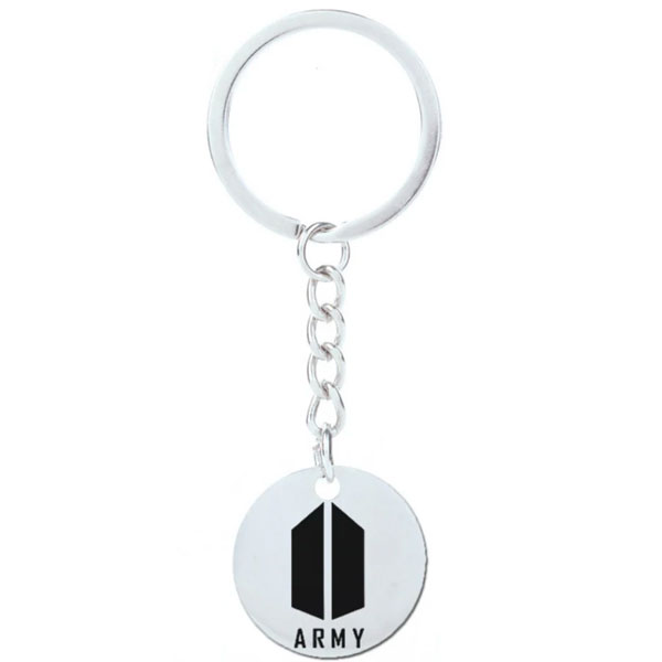 BTS ARMY Metal Keyring Kľúčenka