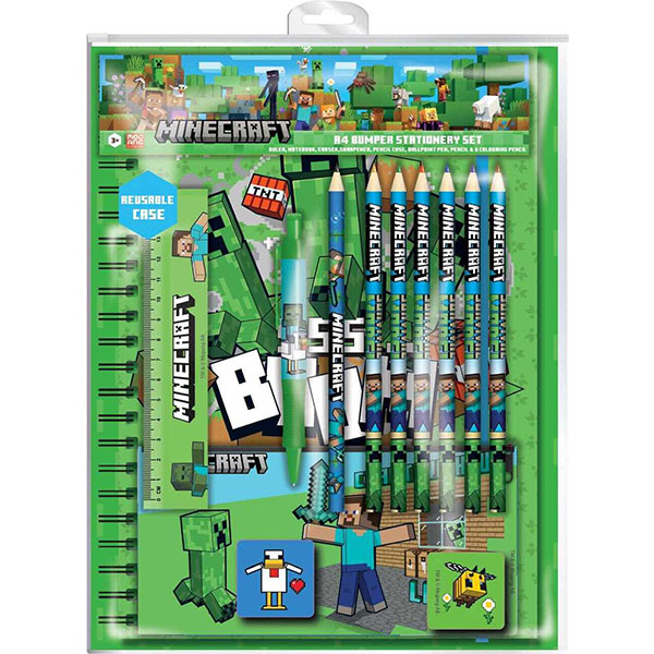 Pyramid International Minecraft školská výbava Stationery Set (Sada písacích potrieb)